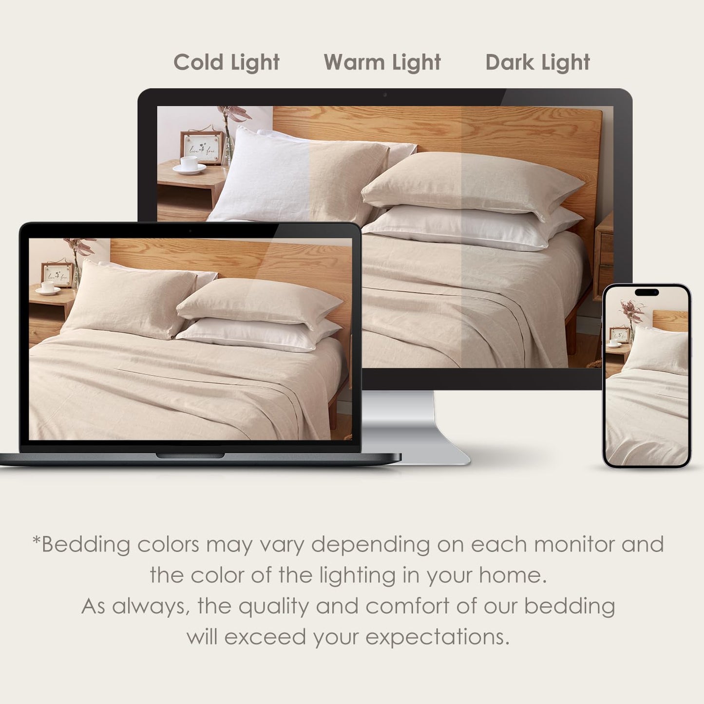 DAPU Pure Linen Sheets Set • 100% French Linen | TRUE Shift Breathable Bedding