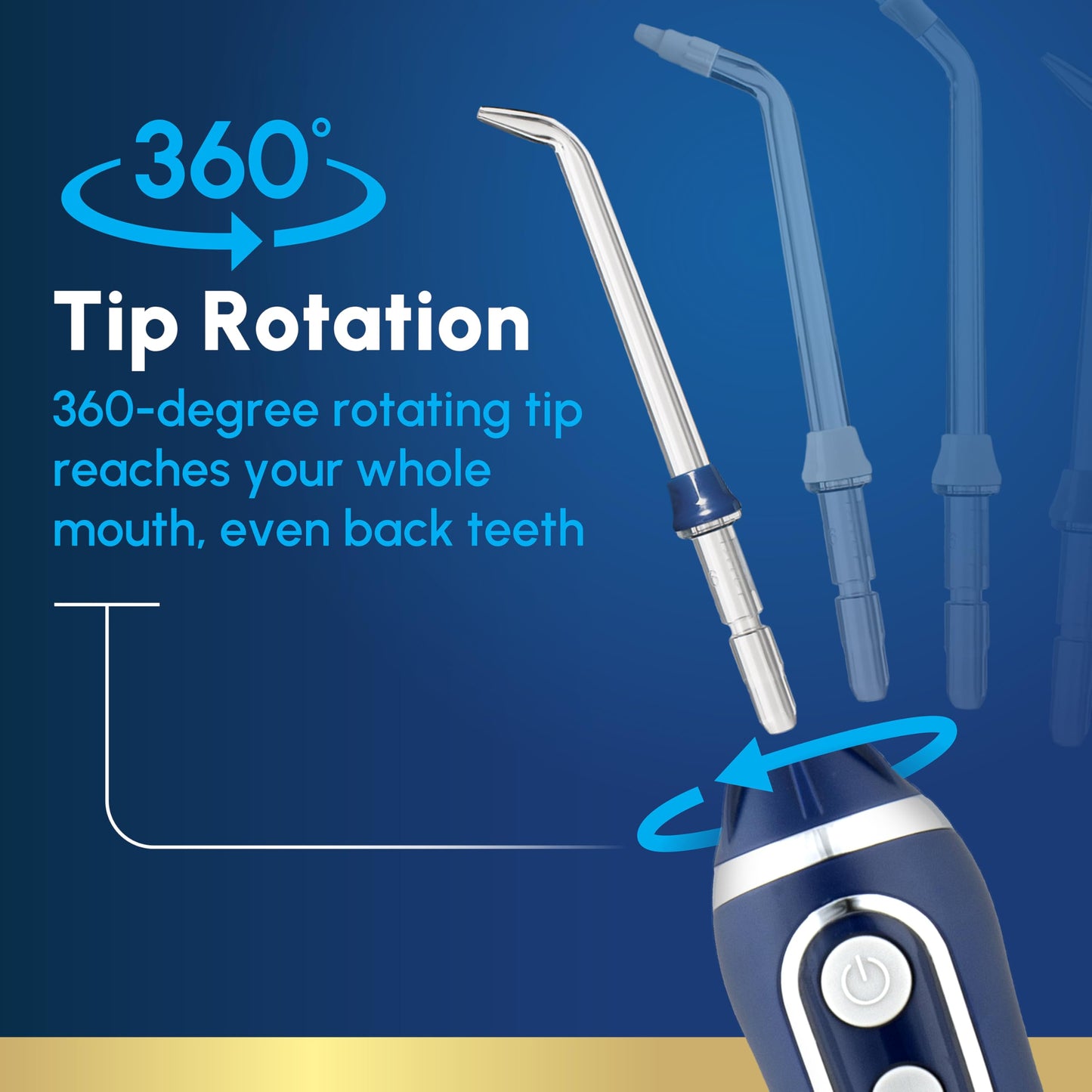 Waterpik Cordless Advanced 2.0 Flosser | TRUE Shift Travel‑Ready Oral Jet