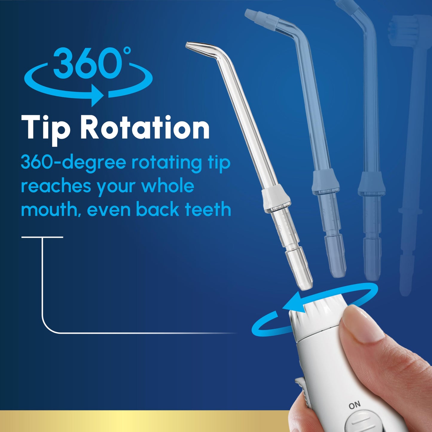 Waterpik Aquarius Water Flosser WP‑662 | TRUE Shift Oral Care Power Jet