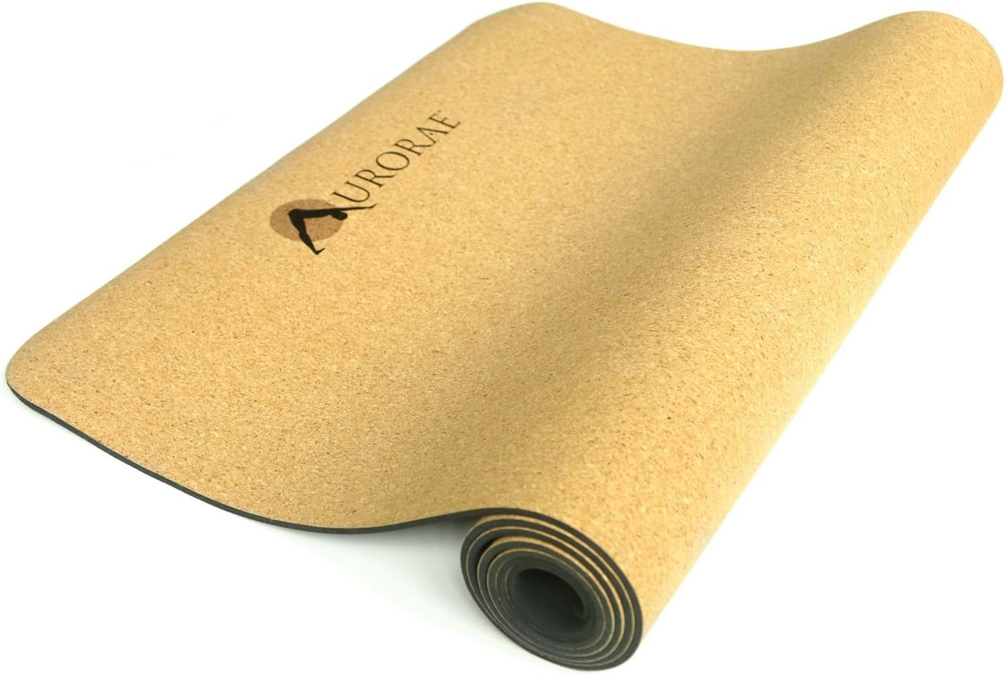 Aurorae Pro Natural Cork Yoga Mat 74″×24½″×5 mm | TRUE Shift Cork‑Rubber Eco Mat