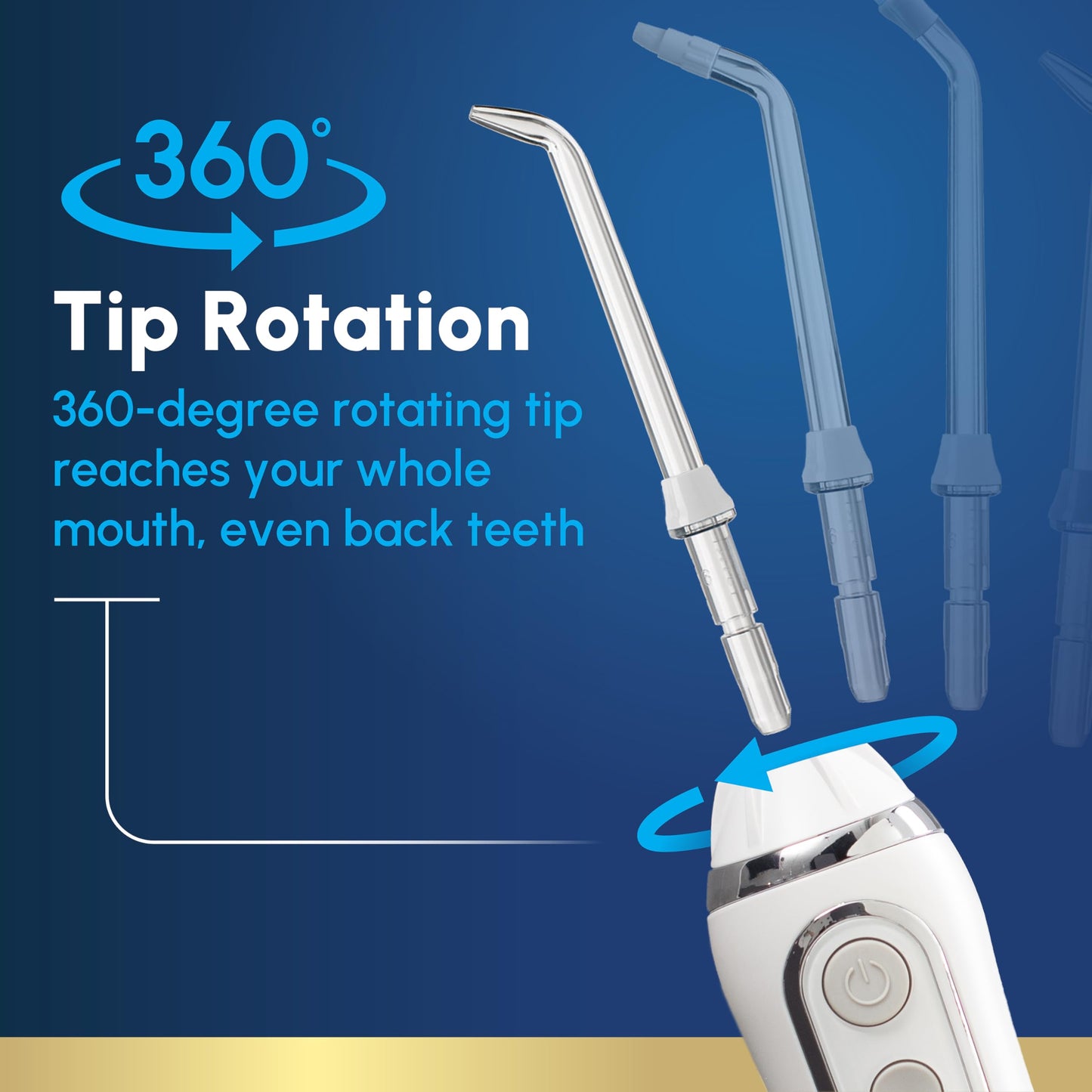 Waterpik Cordless Advanced 2.0 Flosser | TRUE Shift Travel‑Ready Oral Jet