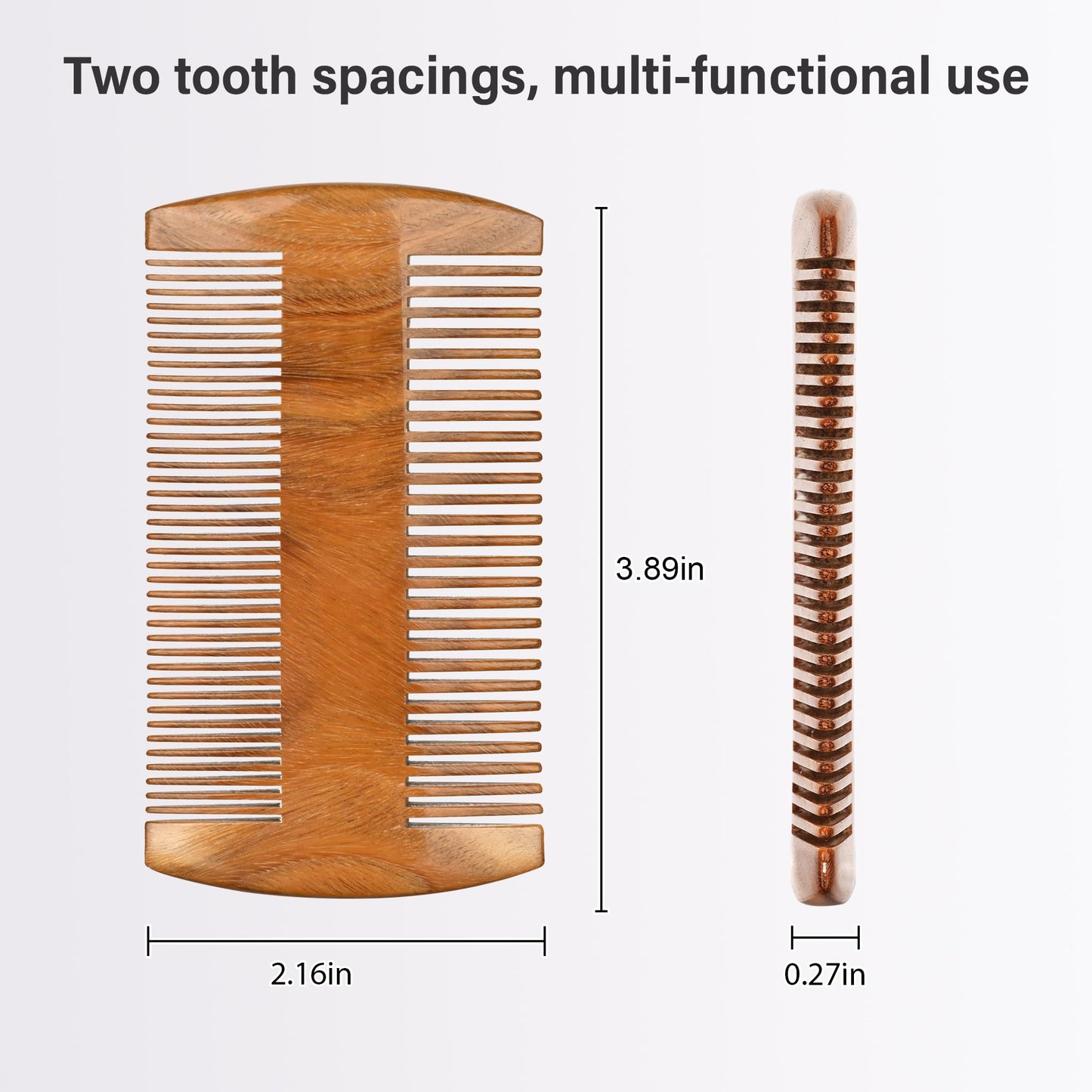 Onedor Green Sandalwood Comb | TRUE Shift Natural Hair Care Tool
