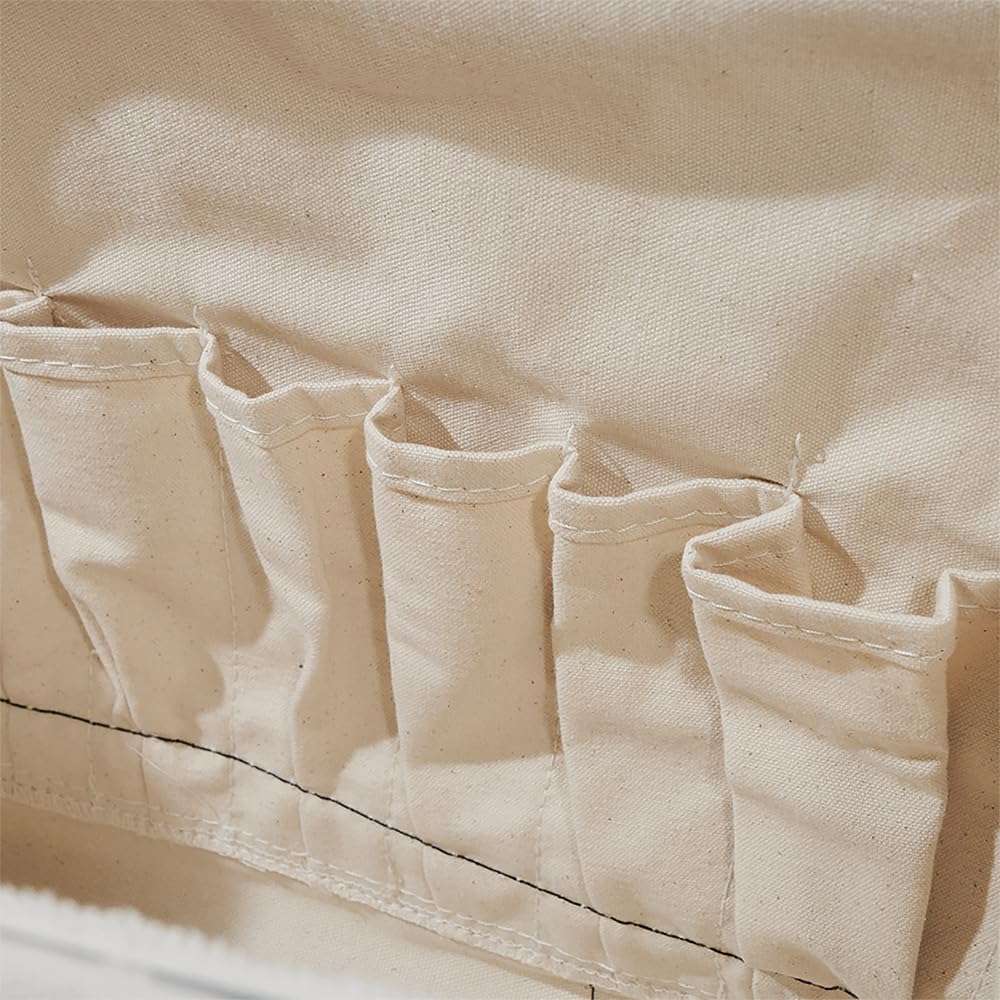 Klein Tools Heavy‑Duty Canvas & Leather Tool Bag | TRUE Shift Tough Heritage Tote