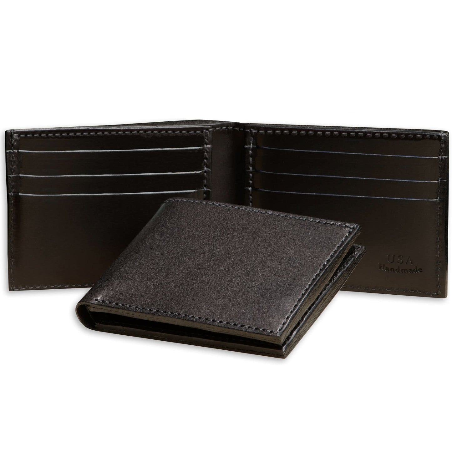 Premium Full-Grain Bridle Leather Bifold Wallet | TRUE Shift Crafted in USA