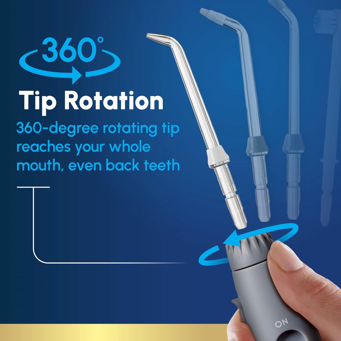Waterpik Aquarius Water Flosser WP‑662 | TRUE Shift Oral Care Power Jet