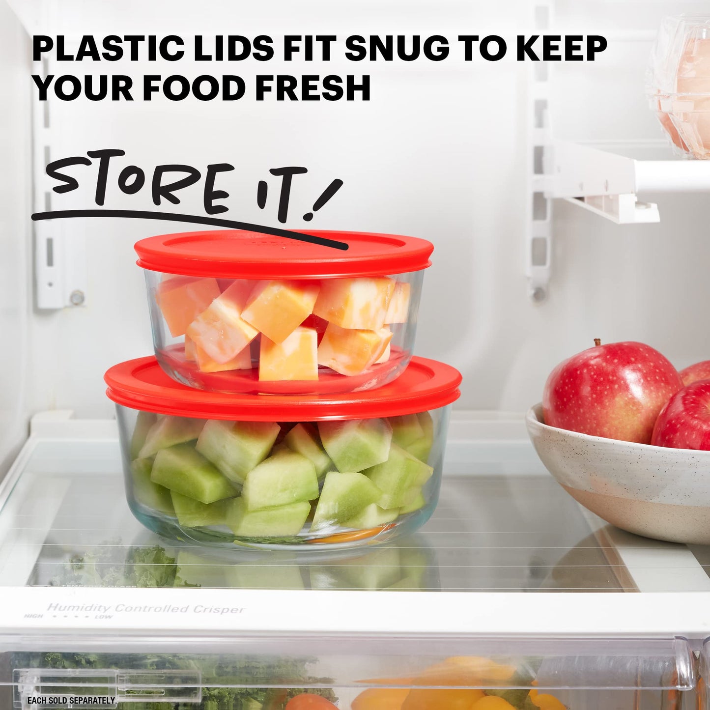 Pyrex Simply Store Glass Food Storage Container – BPA‑Free Lid