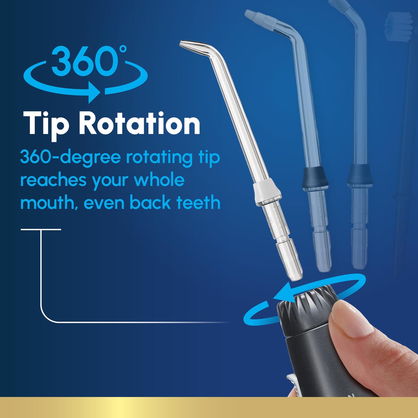 Waterpik Aquarius Water Flosser WP‑662 | TRUE Shift Oral Care Power Jet