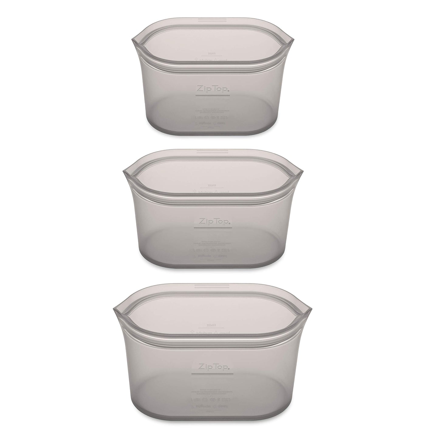 Zip Top 100% Silicone Reusable Food Storage Set (8‑Piece, Teal) | TRUE Shift Zero‑Plastic Meal Prep Set
