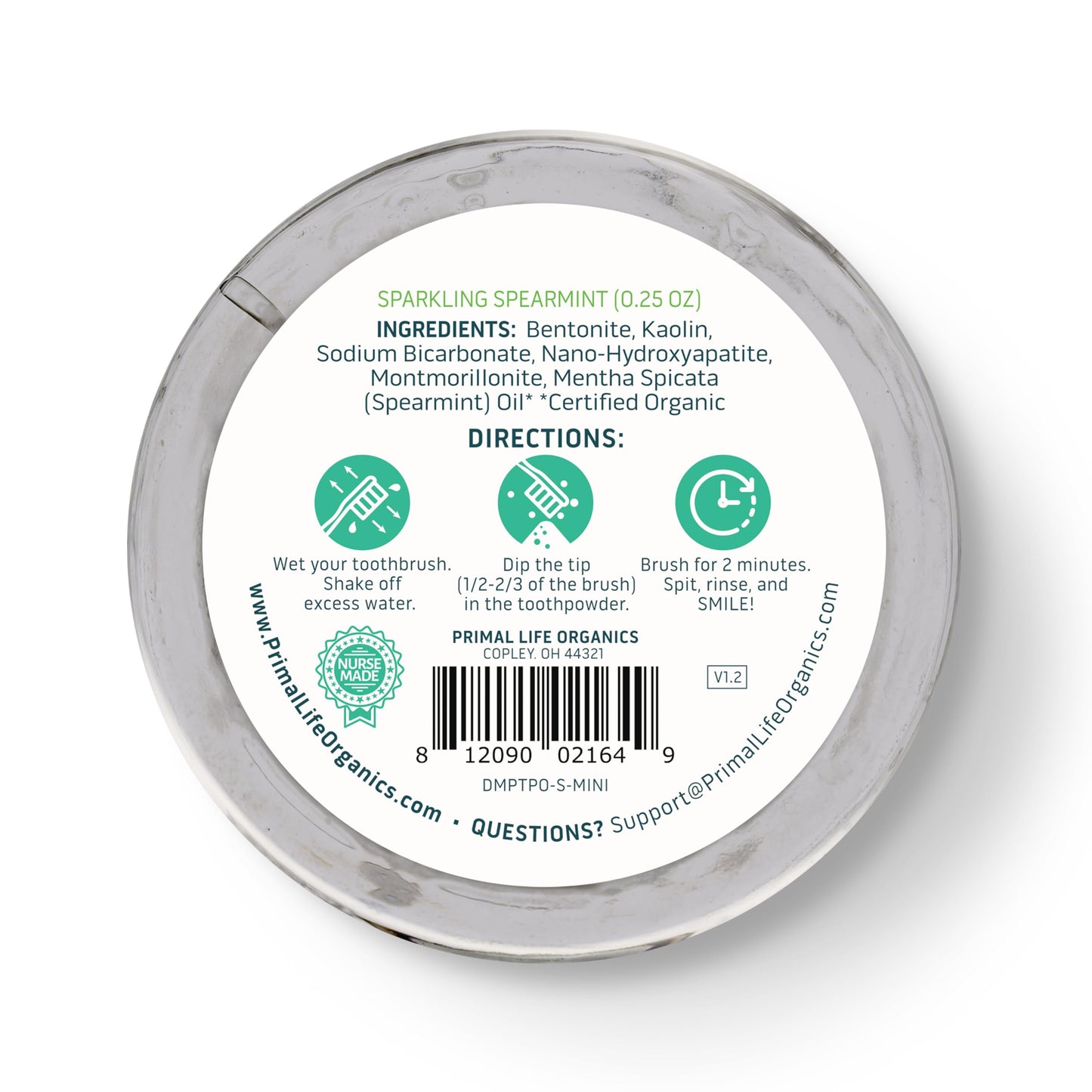 Primal Life Organics: Powdered Mineral Toothpaste, Fluoride - Free, Perfect For All Ages - The Tribalist
