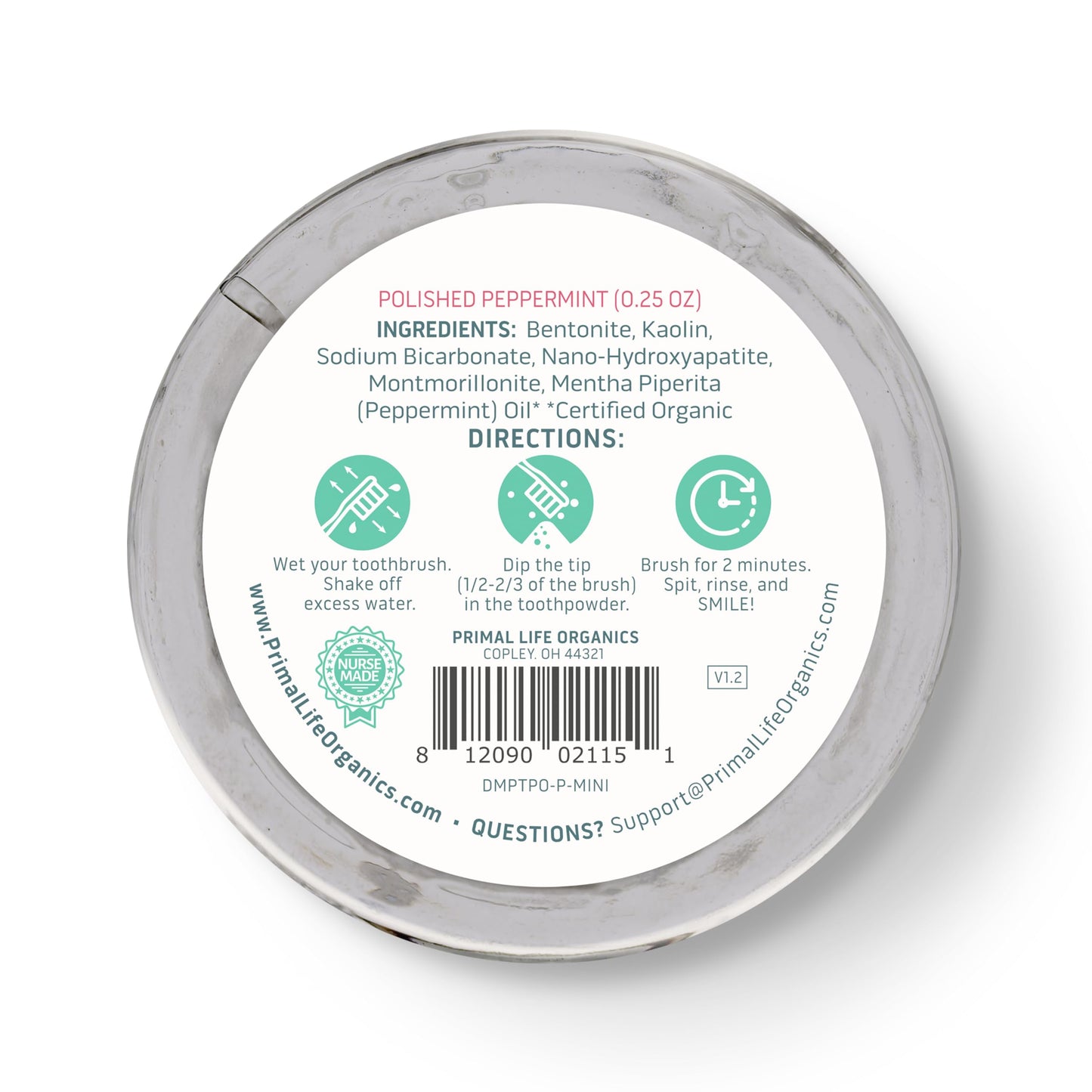 Primal Life Organics: Powdered Mineral Toothpaste, Fluoride - Free, Perfect For All Ages - The Tribalist