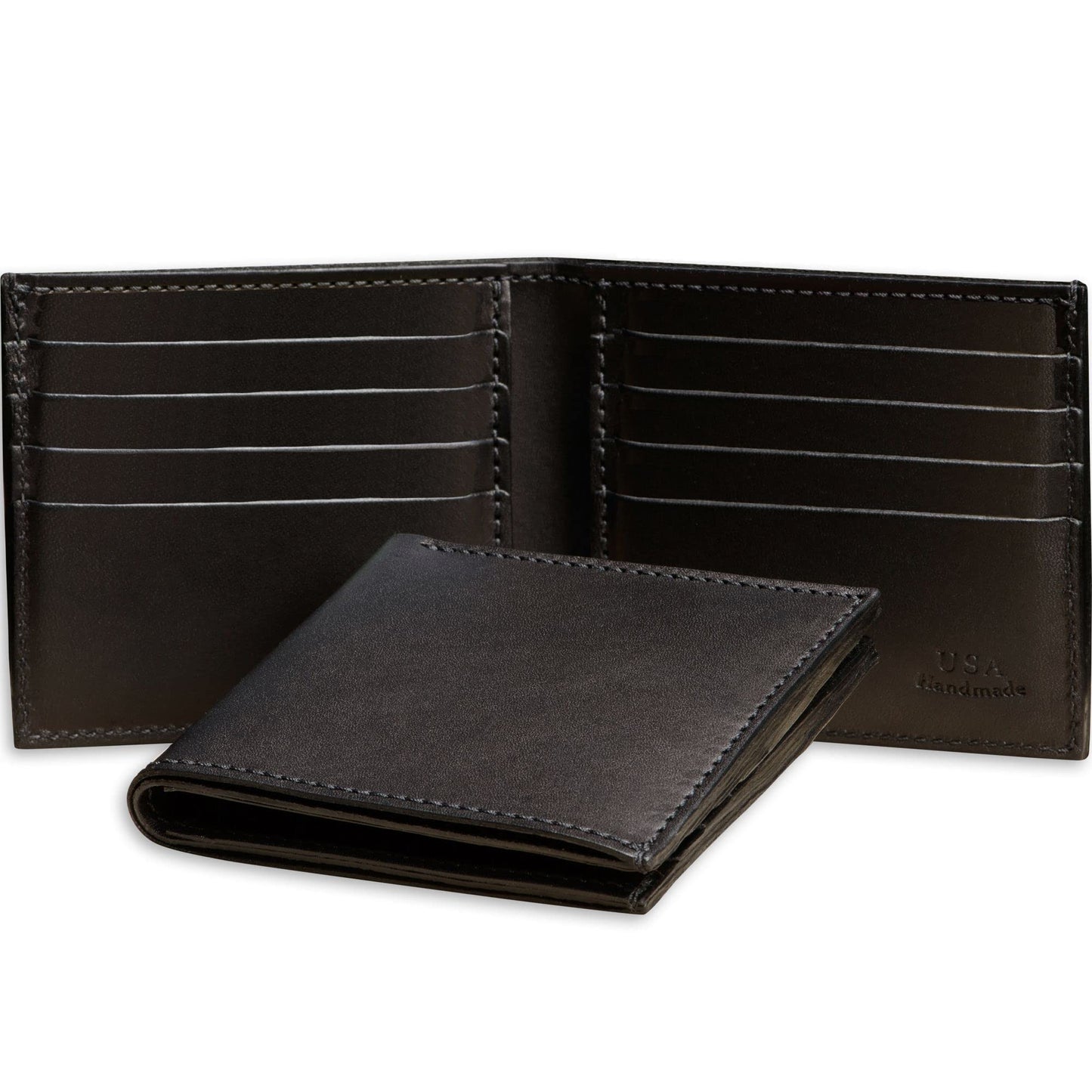 Premium Full-Grain Bridle Leather Bifold Wallet | TRUE Shift Crafted in USA