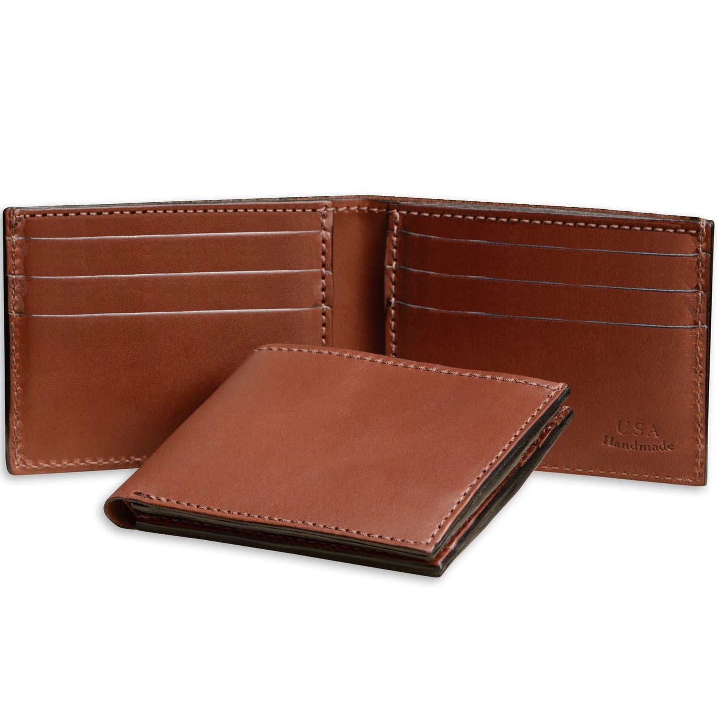 Premium Full-Grain Bridle Leather Bifold Wallet | TRUE Shift Crafted in USA