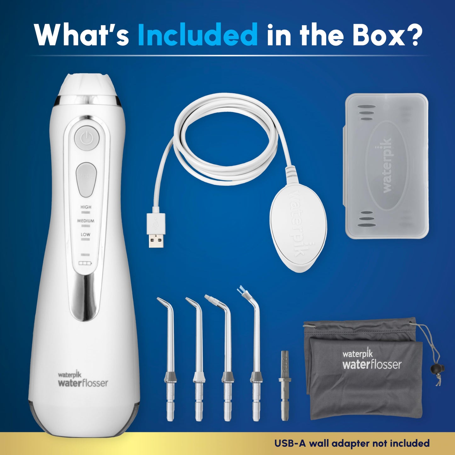 Waterpik Cordless Advanced 2.0 Flosser | TRUE Shift Travel‑Ready Oral Jet