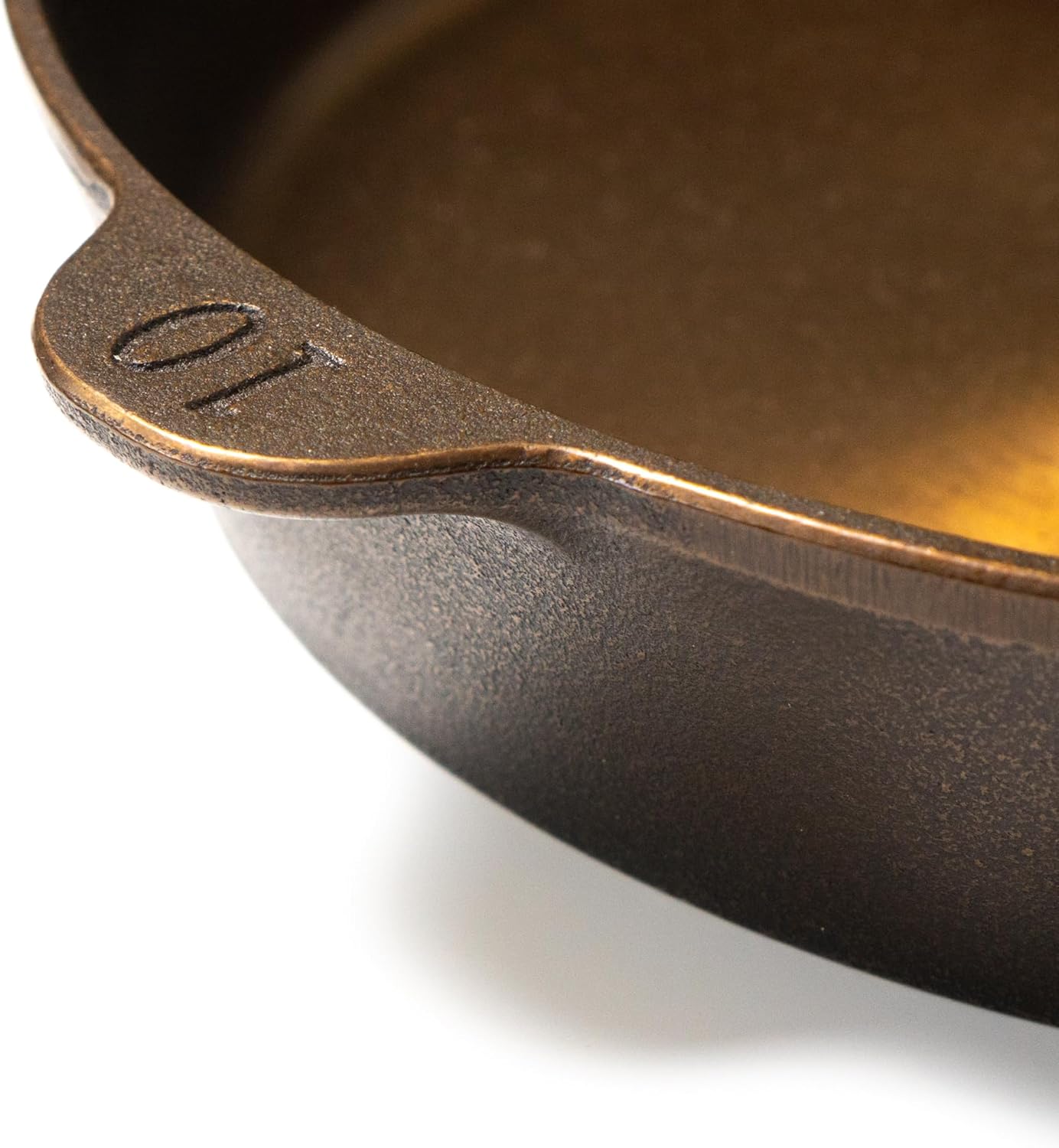 Lancaster Cast Iron No. 10 Skillet | TRUE Shift Heirloom Pan (11⅝″, Made in USA)