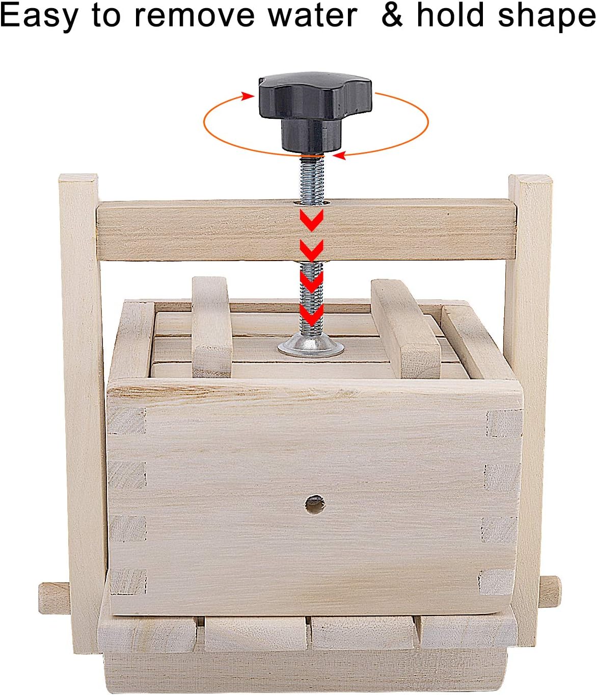 Inkesky Wooden Tofu & Cheese Maker | TRUE Shift Toxin‑Free Press Kit