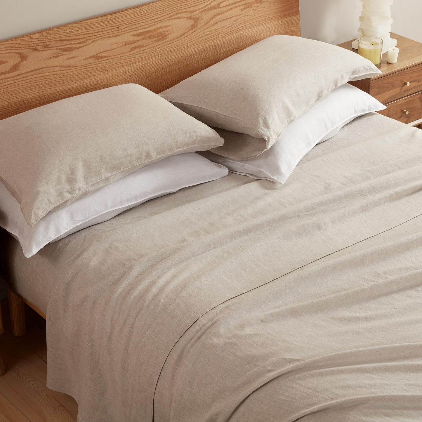 DAPU Pure Linen Sheets Set • 100% French Linen | TRUE Shift Breathable Bedding