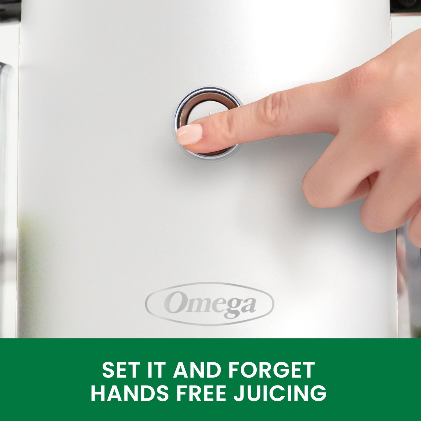 Omega Effortless Batch Juicer | TRUE Shift Stainless Cold-Press Juicer (2 L)