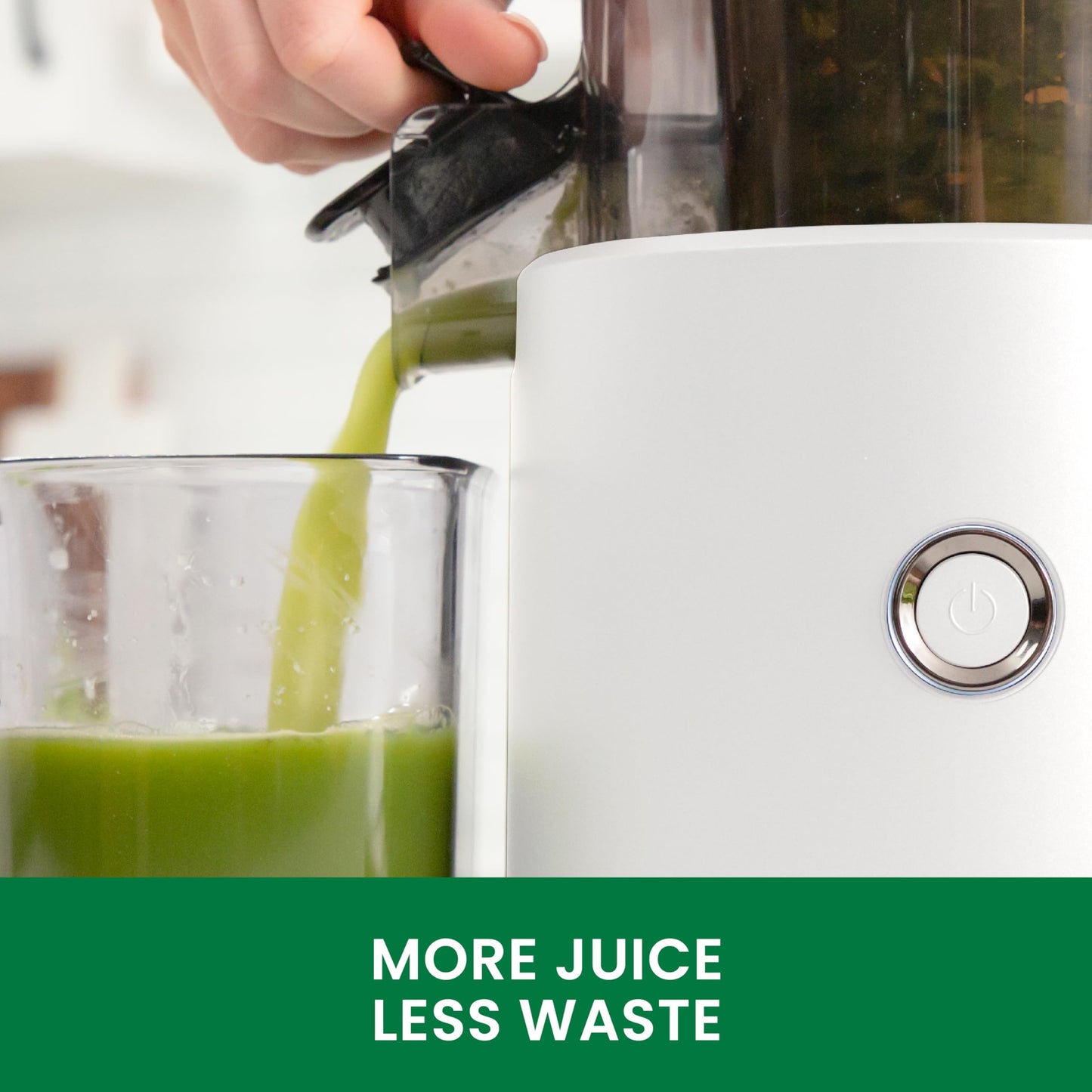Omega Effortless Batch Juicer | TRUE Shift Stainless Cold-Press Juicer (2 L)