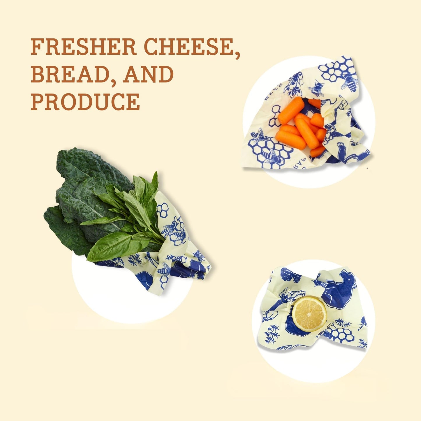 Bee’s Wrap Beeswax Food Wrap Roll | TRUE Shift Plastic‑Free Kitchen