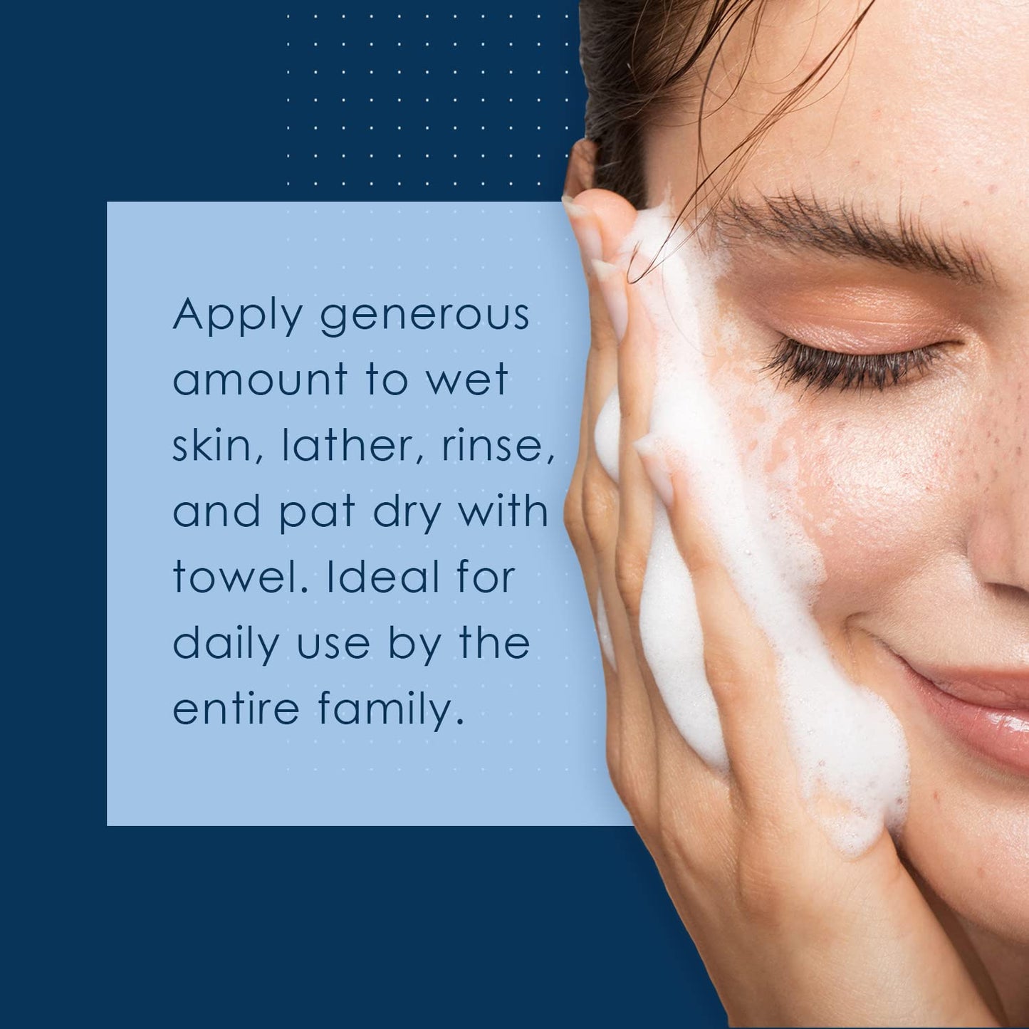 Fragrance-Free, Sulfate-Free Gentle Liquid Cleanser for Face & Body – Vanicream