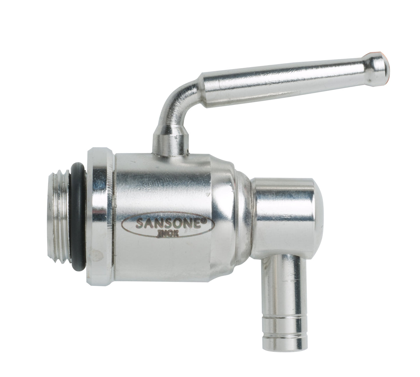 Sansone Stainless Steel Dispenser | TRUE Shift Italian 18/10 Spigot Jar (2.6 Gal)