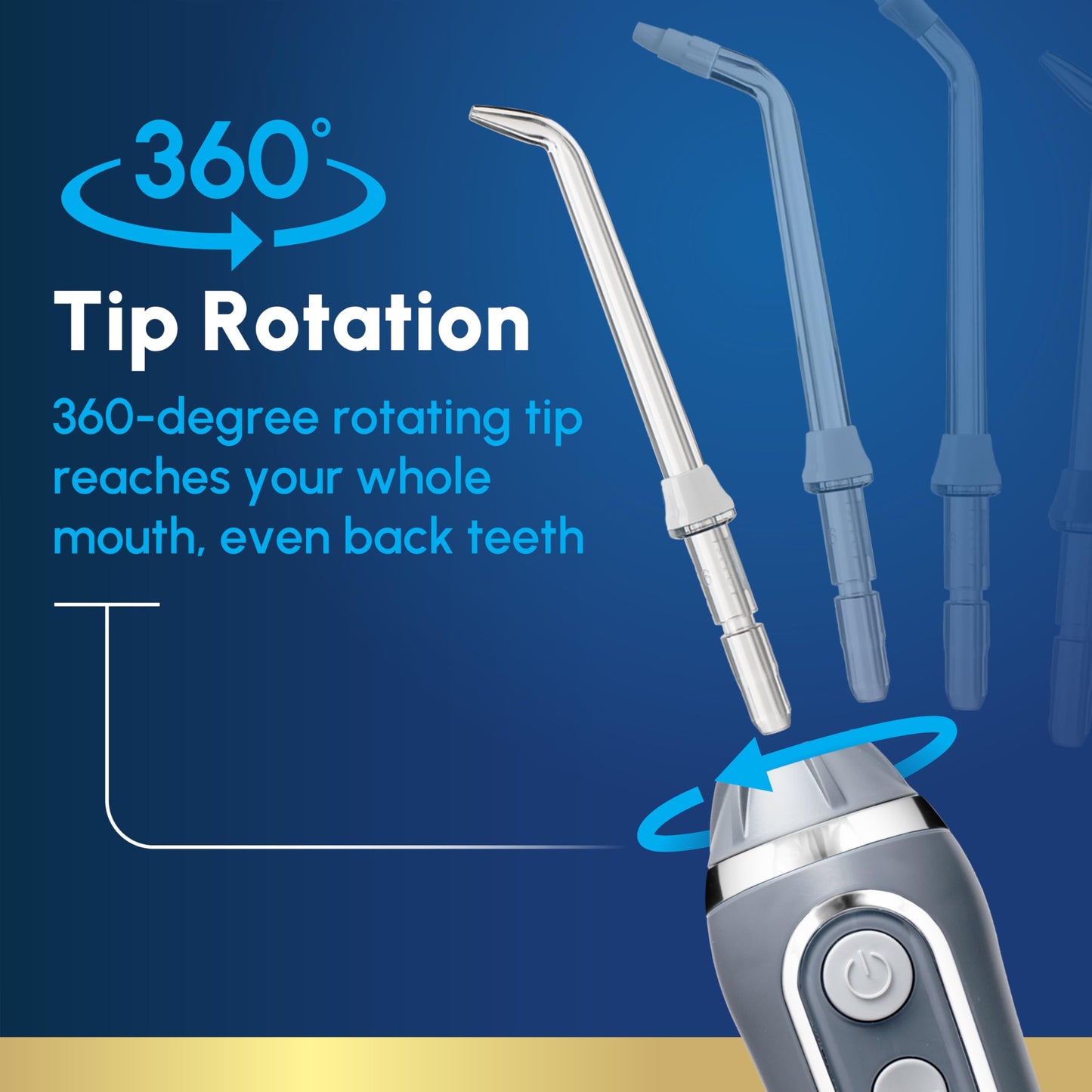 Waterpik Cordless Advanced 2.0 Flosser | TRUE Shift Travel‑Ready Oral Jet
