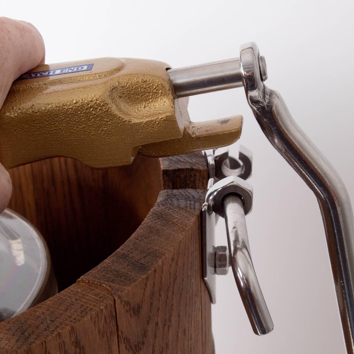 Lehman’s Amish Ice Cream Maker | TRUE Shift Hand‑Crank Freezer (Stainless Steel & Oak)