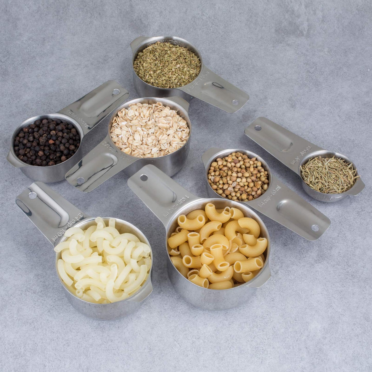 13-Piece 18/8 Stainless Steel Measuring Set with Ergonomic Handles