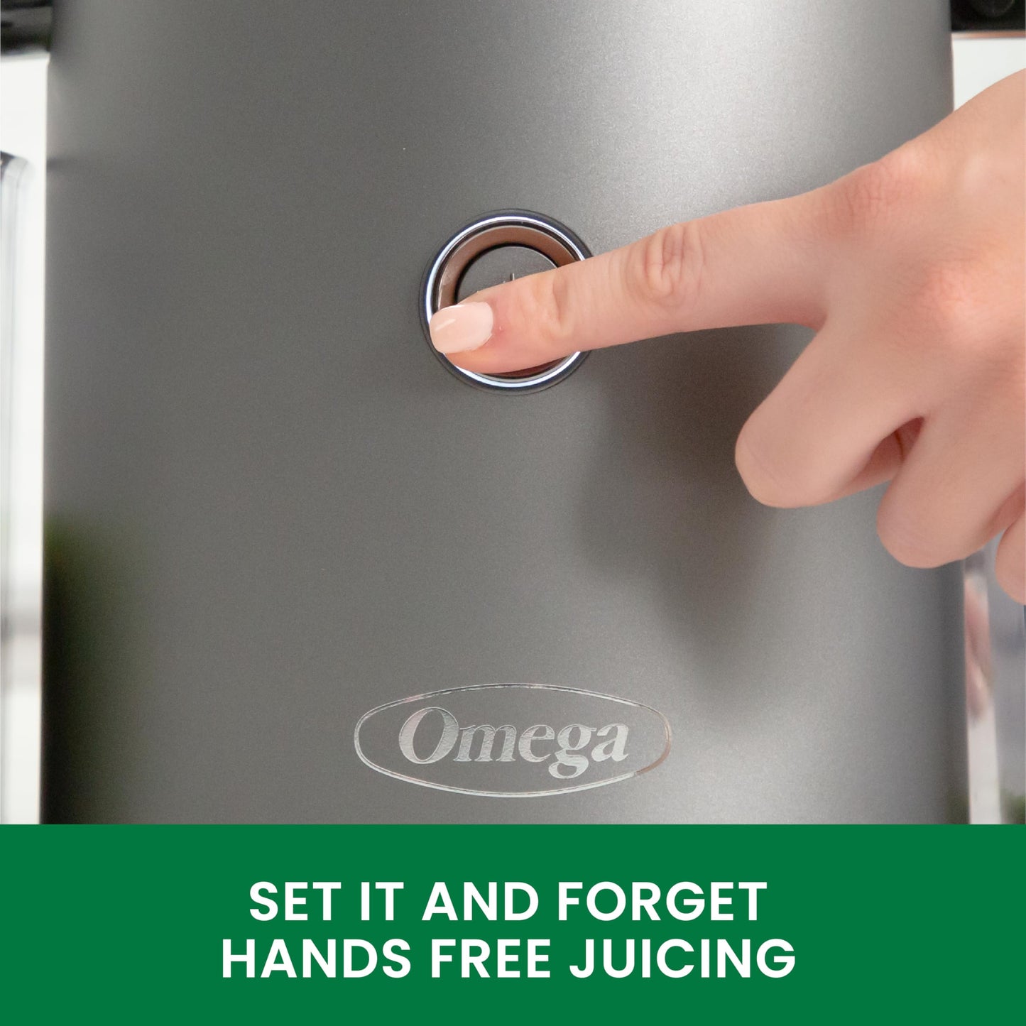 Omega Effortless Batch Juicer | TRUE Shift Stainless Cold-Press Juicer (2 L)