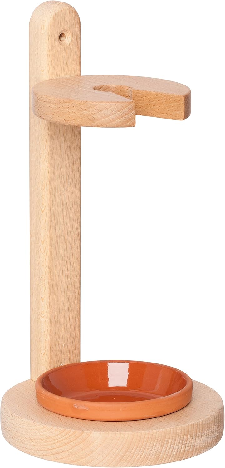 Redecker Beechwood Toilet Brush & Stand – Tampico Fiber, Plastic‑Free & Made in Germany