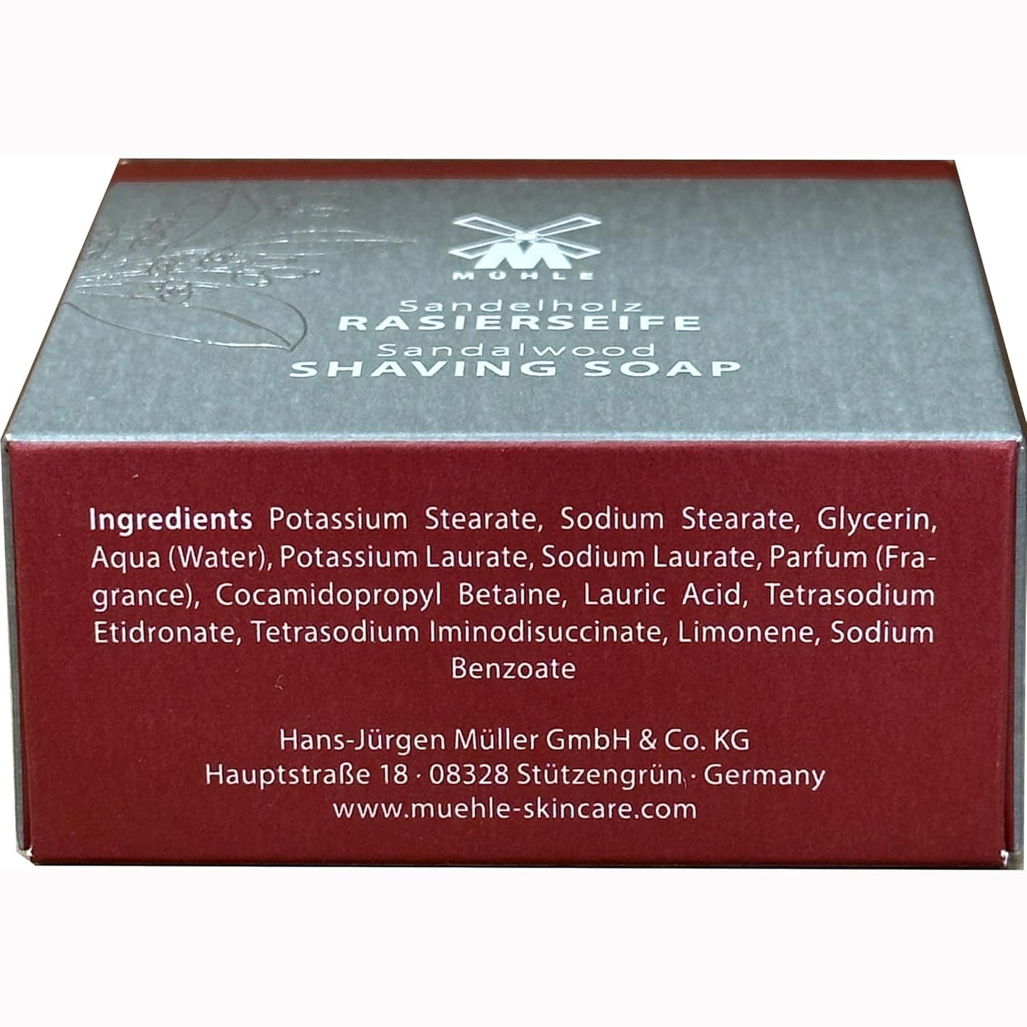 MÜHLE Luxury Plant-Based Shaving Soap: Phthalate-Free Sandalwood