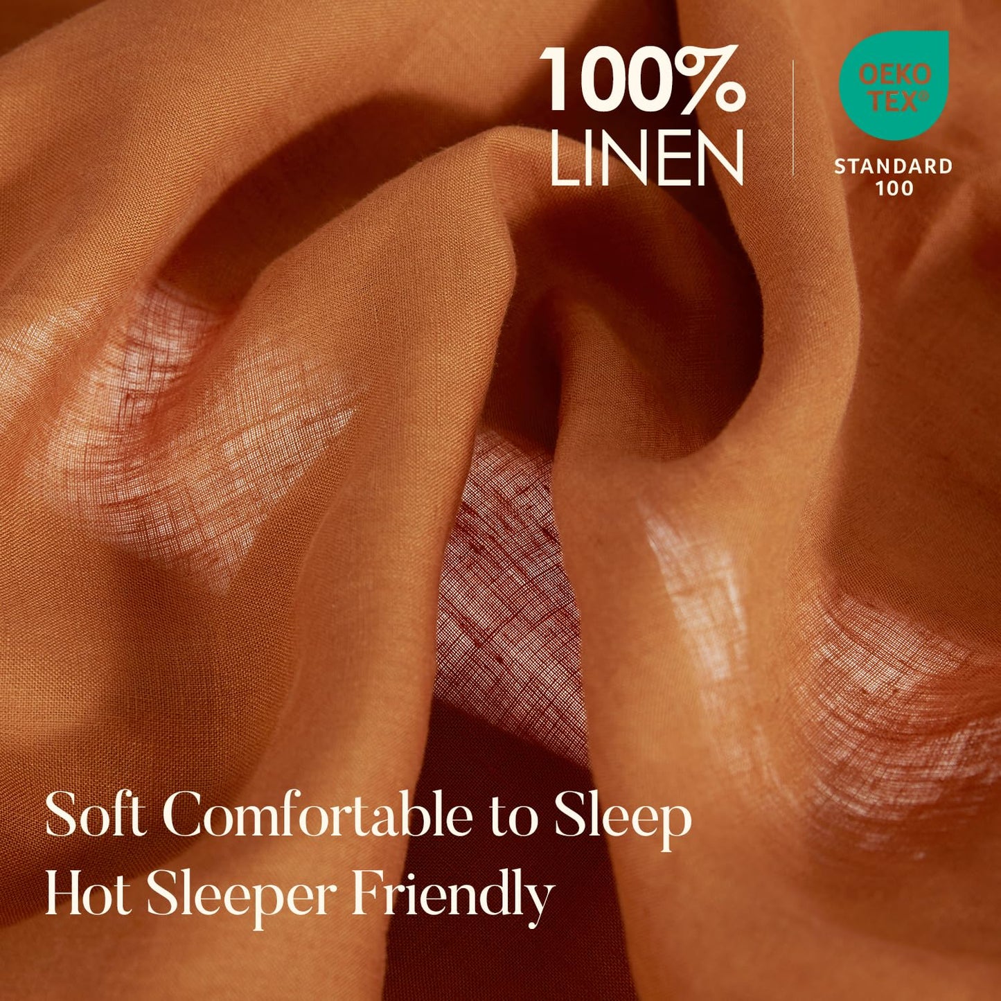 DAPU Pure Linen Sheets Set • 100% French Linen | TRUE Shift Breathable Bedding