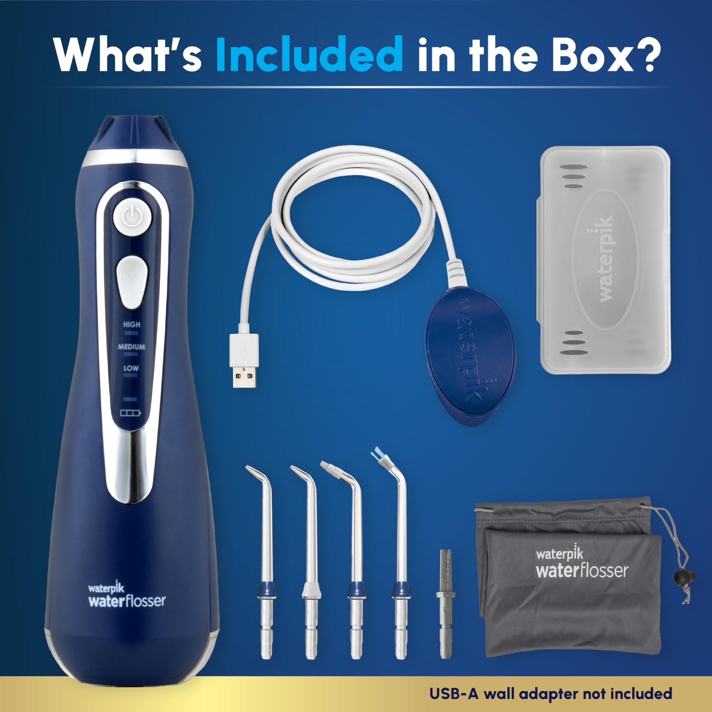 Waterpik Cordless Advanced 2.0 Flosser | TRUE Shift Travel‑Ready Oral Jet