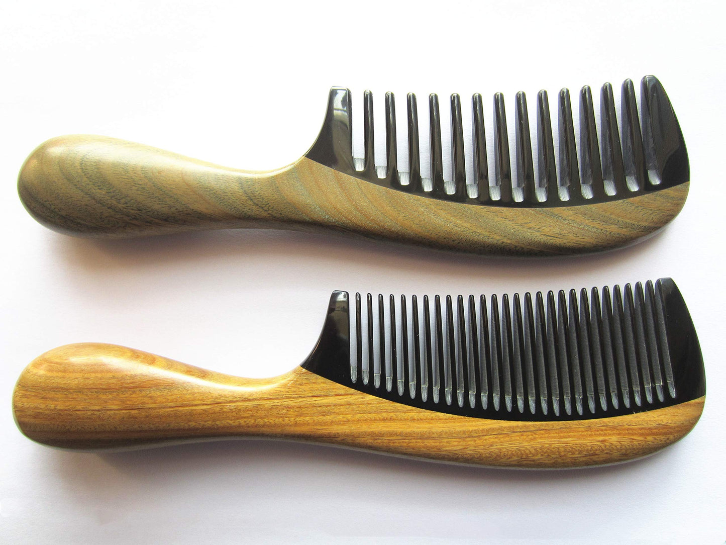Myhsmooth Horn & Sandalwood Comb | TRUE Shift Toxin‑Free Grooming Tool