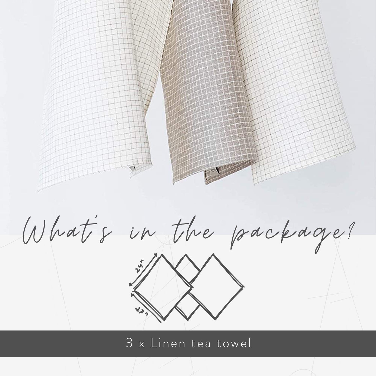 MagicLinen Linen Tea Towel – 100% Linen & Toxin‑Free Fabric