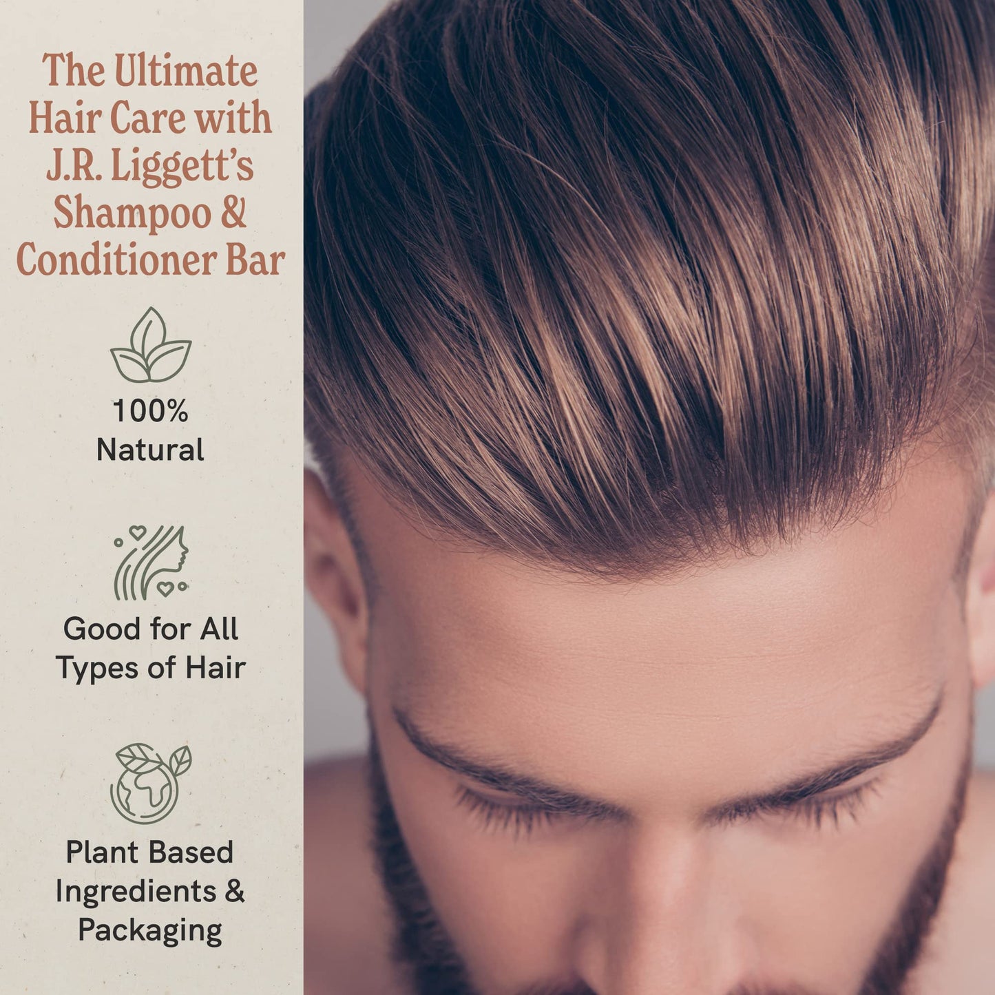 J.R. Liggett’s Shampoo Bars | TRUE Shift Toxin‑Free Hair Care (3‑Pack)