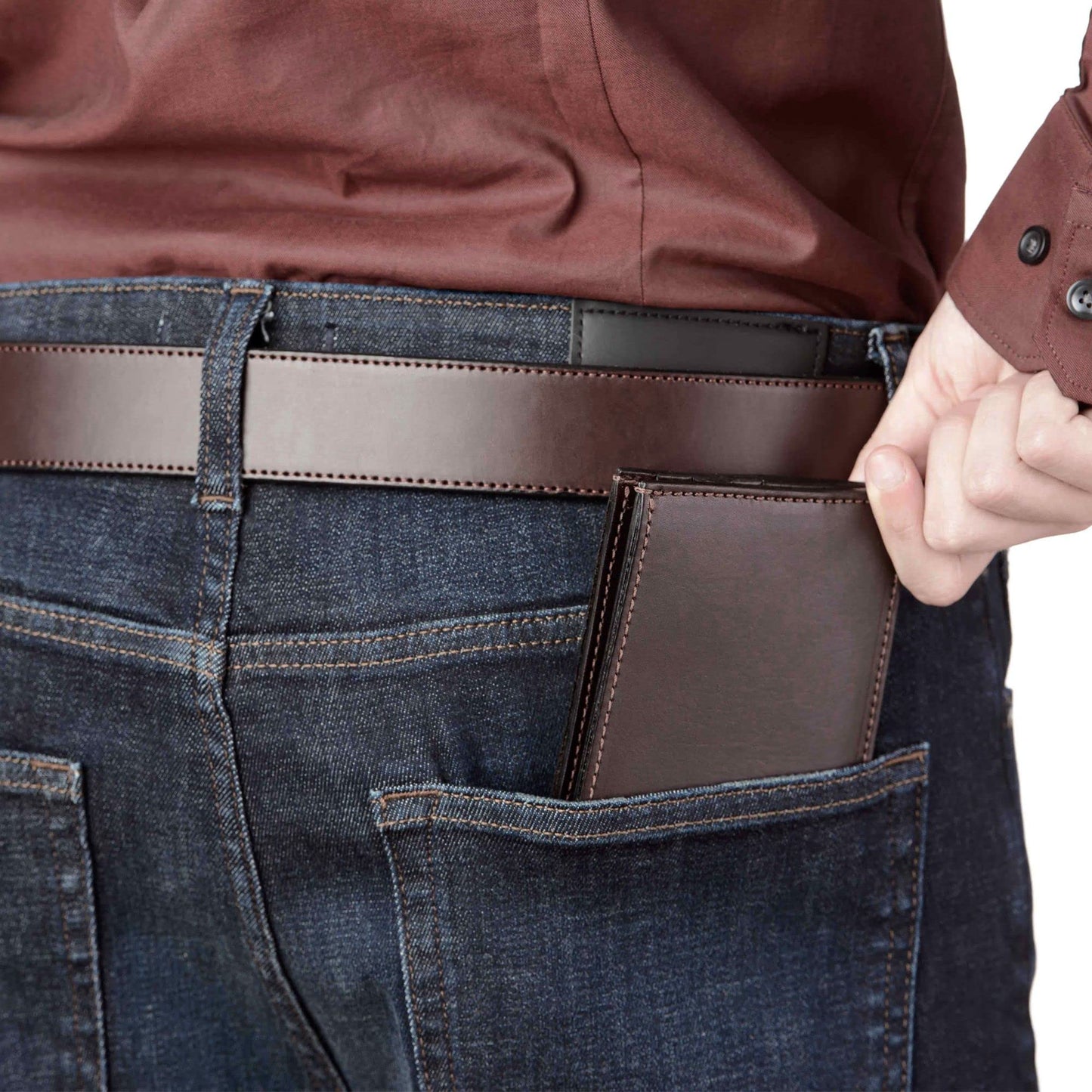Premium Full-Grain Bridle Leather Bifold Wallet | TRUE Shift Crafted in USA