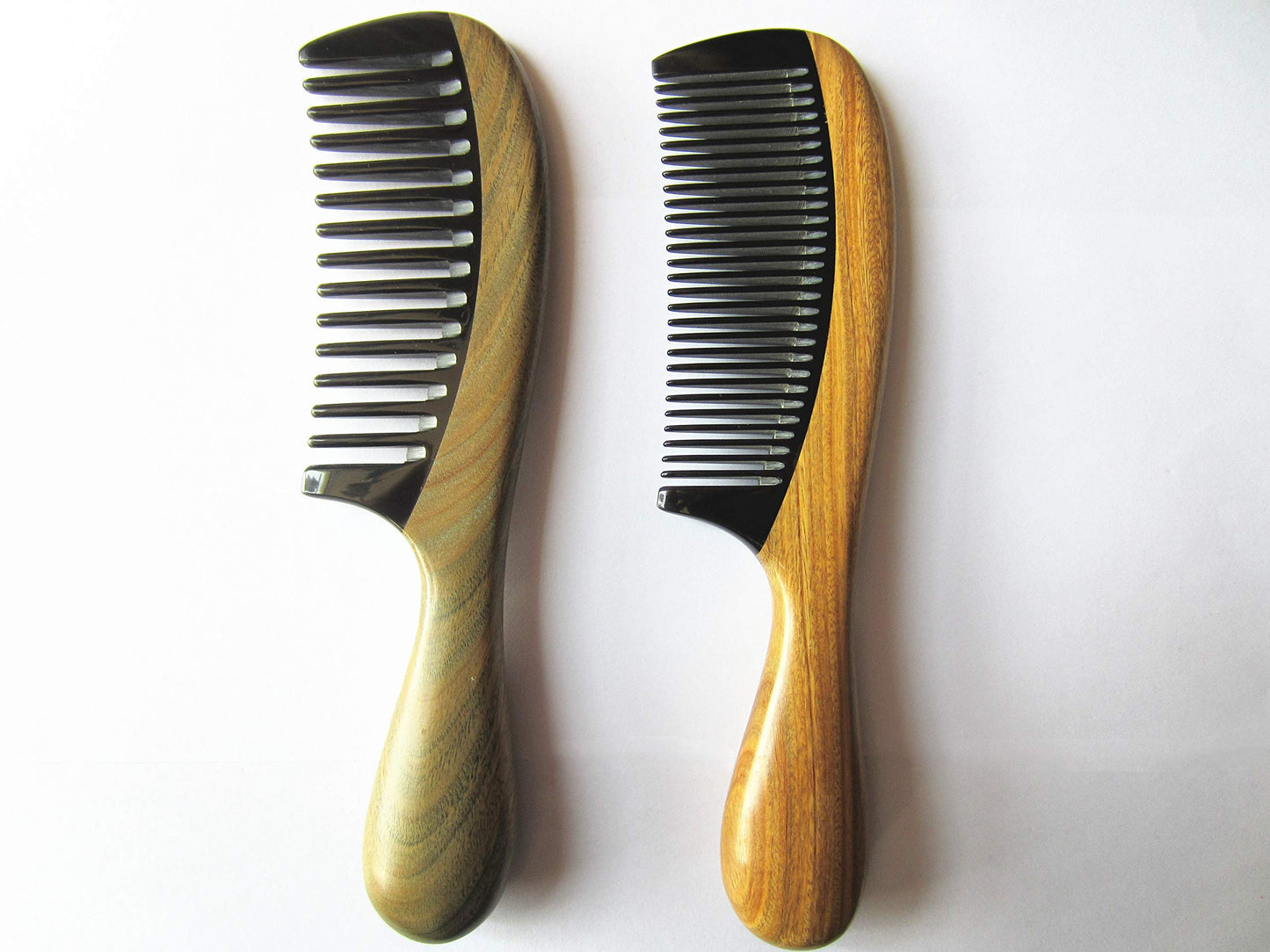 Myhsmooth Horn & Sandalwood Comb | TRUE Shift Toxin‑Free Grooming Tool