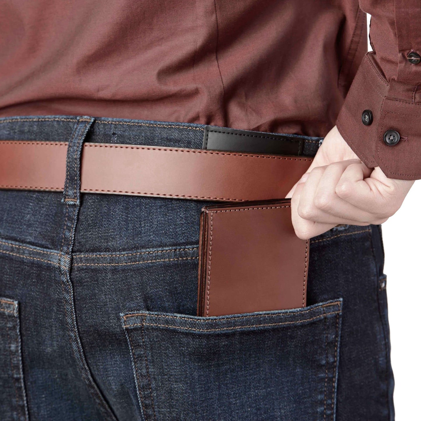 Premium Full-Grain Bridle Leather Bifold Wallet | TRUE Shift Crafted in USA