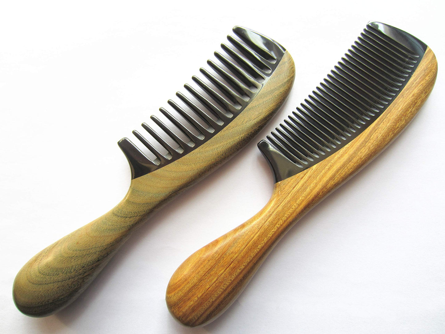 Myhsmooth Horn & Sandalwood Comb | TRUE Shift Toxin‑Free Grooming Tool