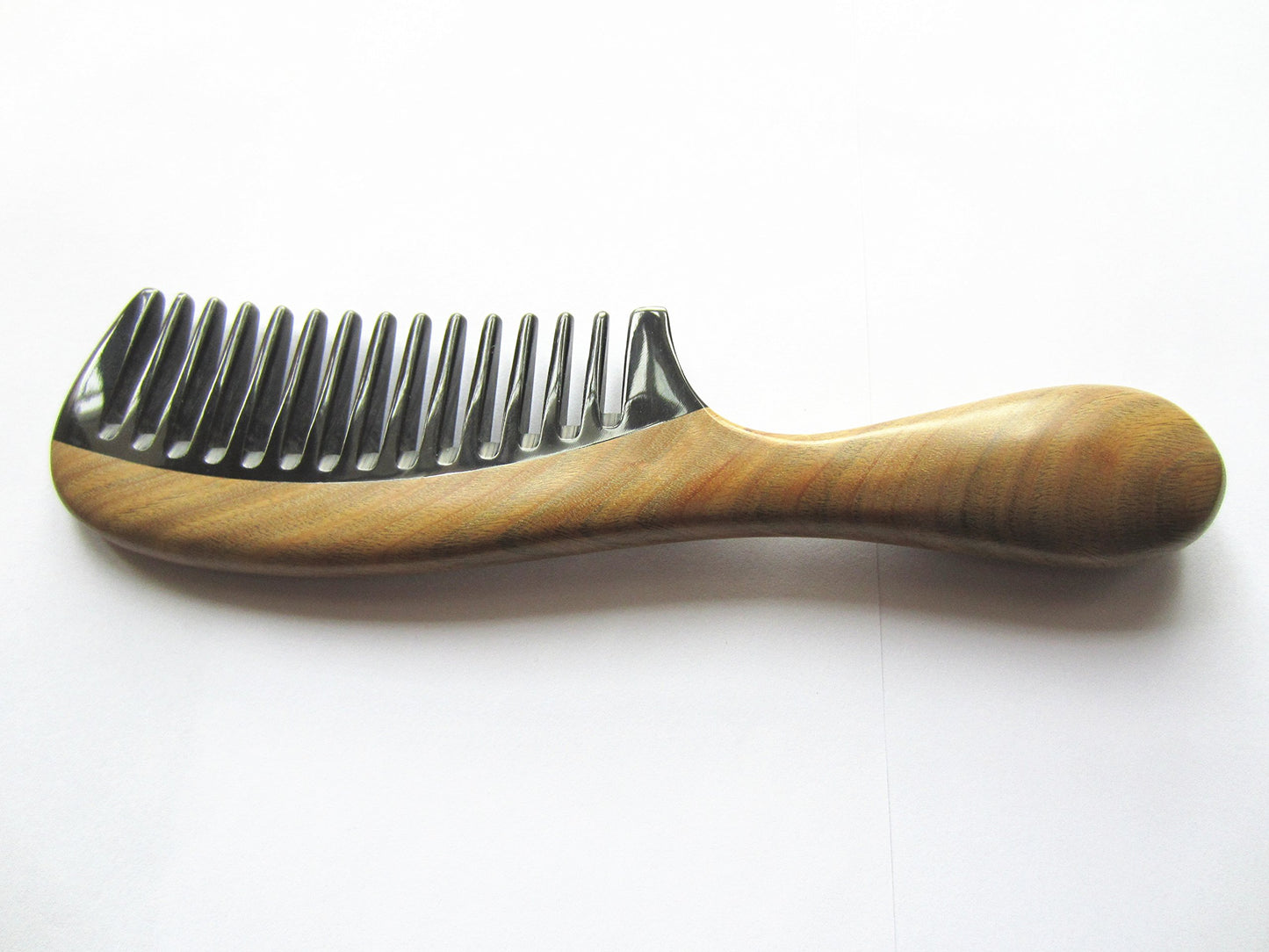 Myhsmooth Horn & Sandalwood Comb | TRUE Shift Toxin‑Free Grooming Tool
