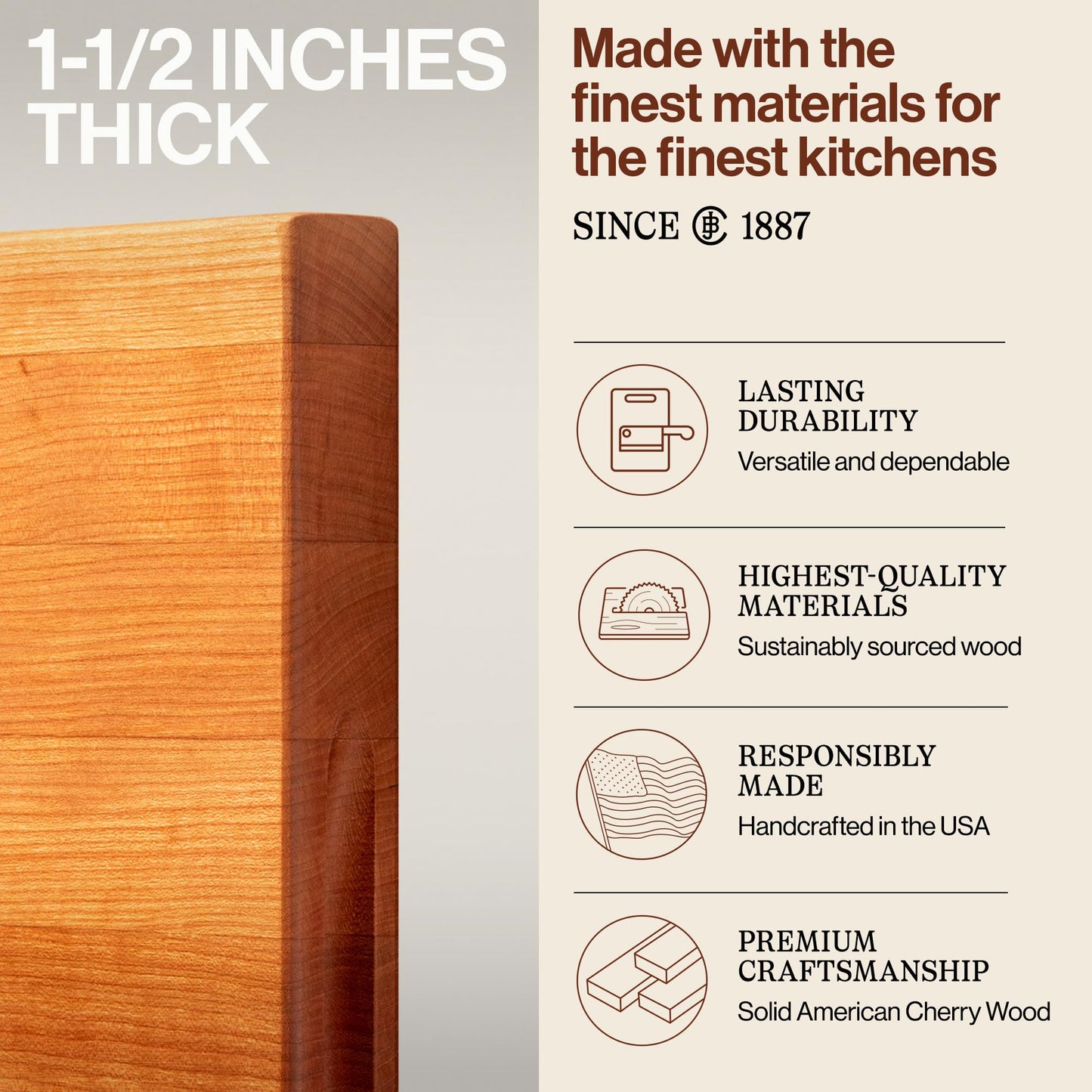 John Boos R‑Board Cutting Board | TRUE Shift Heirloom Prep Surface