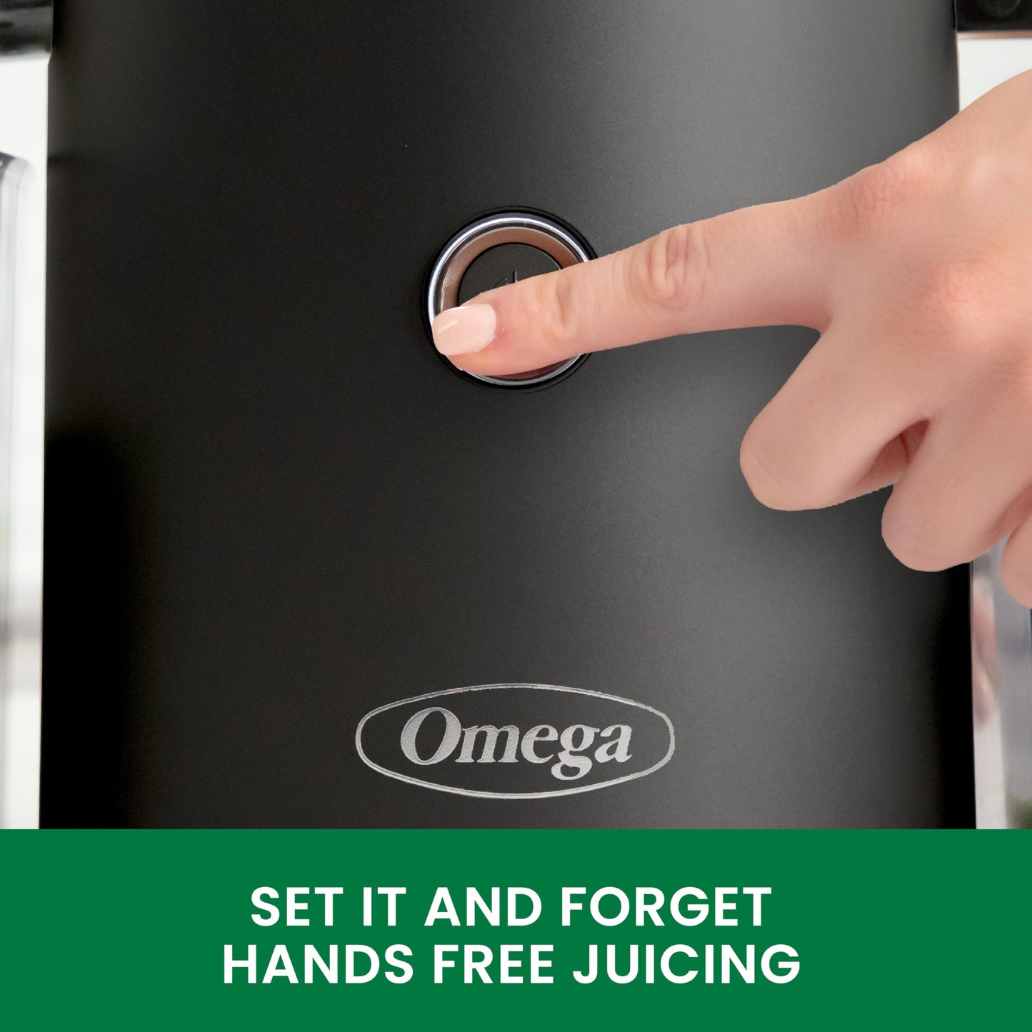 Omega Effortless Batch Juicer | TRUE Shift Stainless Cold-Press Juicer (2 L)