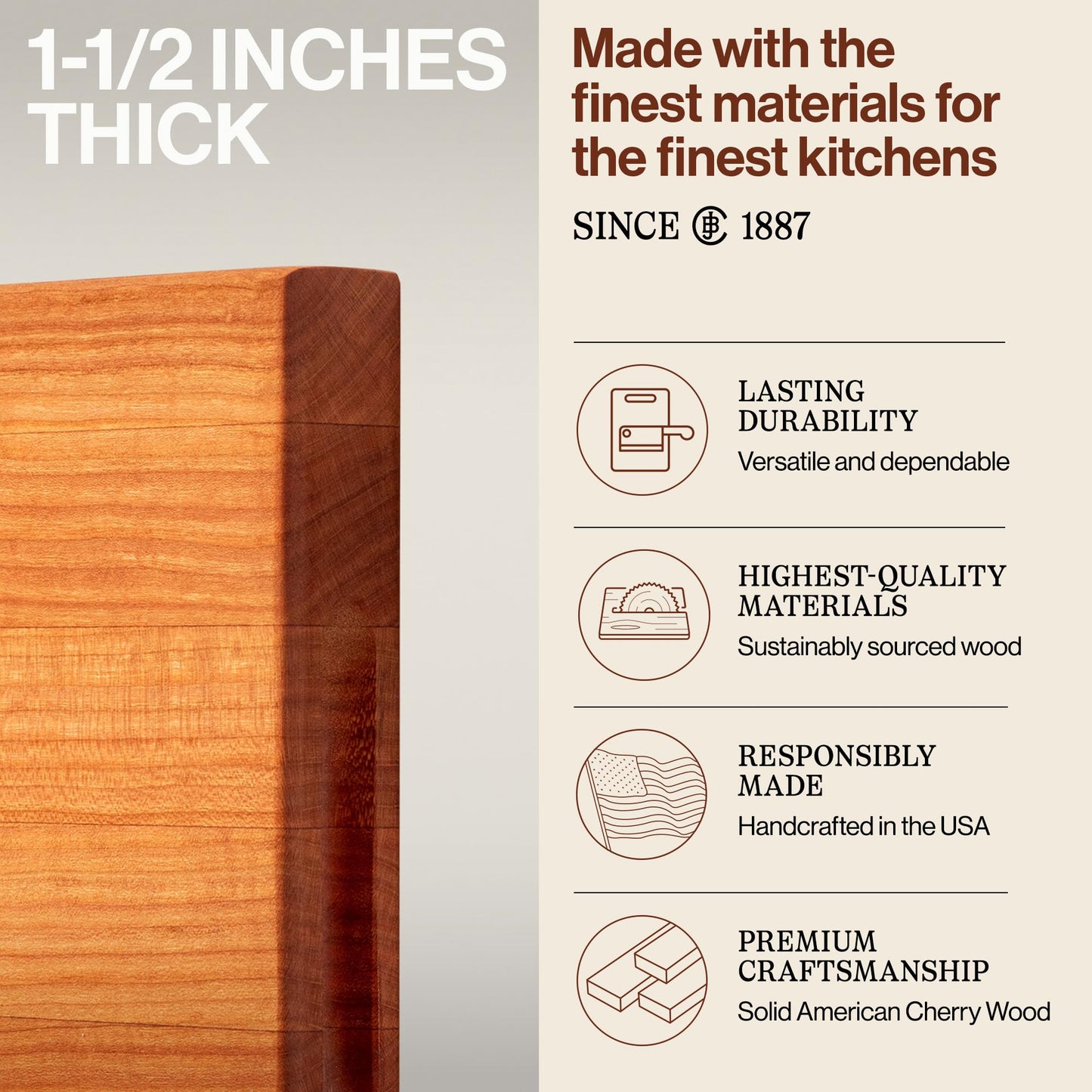 John Boos R‑Board Cutting Board | TRUE Shift Heirloom Prep Surface