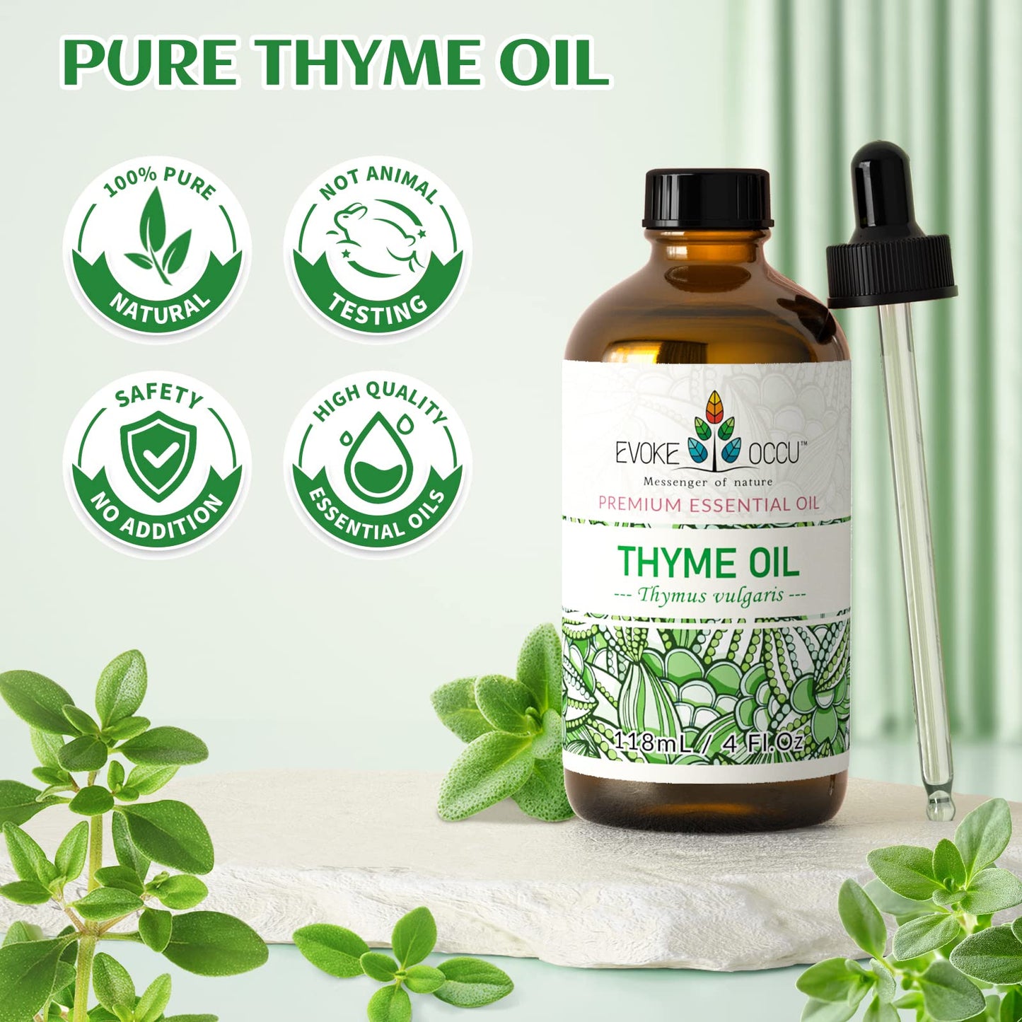 EVOKE OCCU: 100% Pure Clary Sage Essential Oil, 4oz