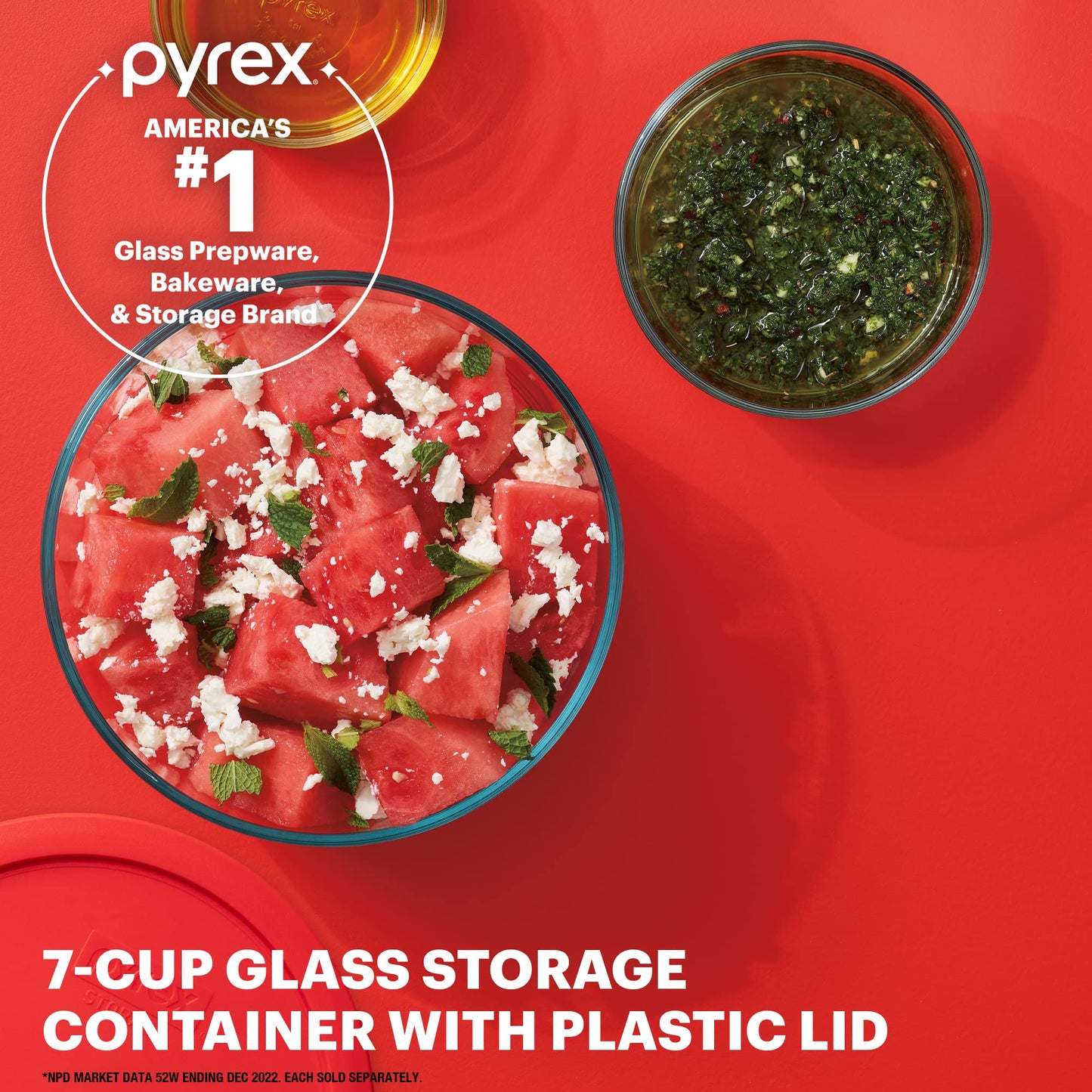 Pyrex Simply Store Glass Food Storage Container – BPA‑Free Lid