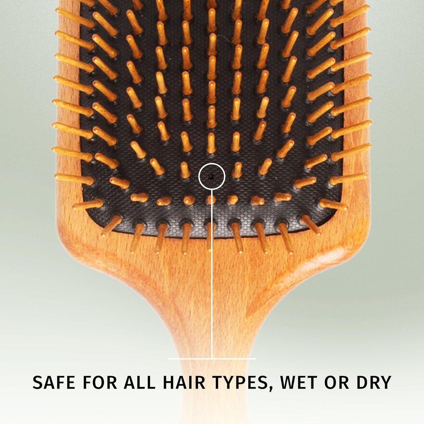 SHASH Since 1869 Wooden Paddle Brush | TRUE Shift Eco Hair Tool