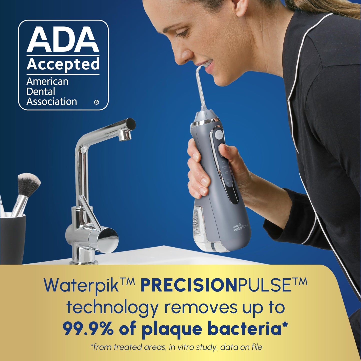 Waterpik Cordless Advanced 2.0 Flosser | TRUE Shift Travel‑Ready Oral Jet