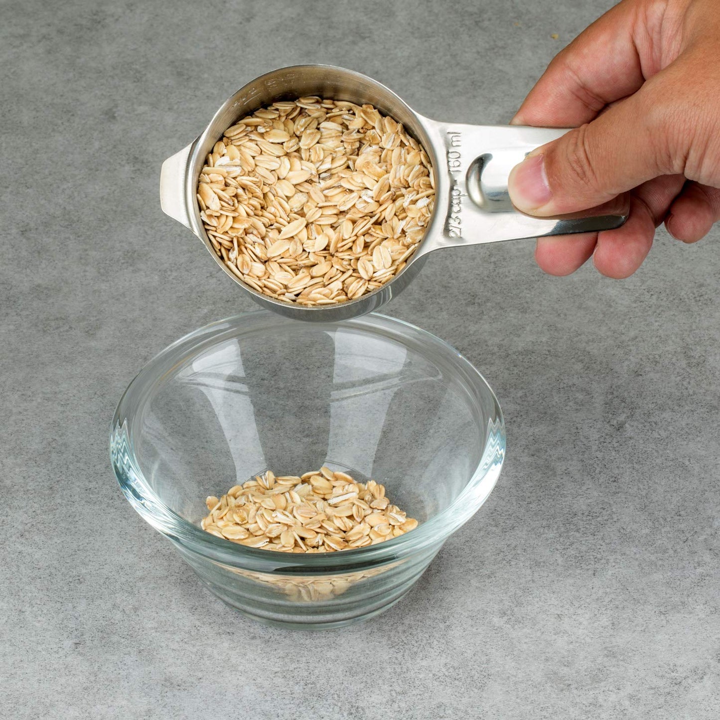 ALLWIN - HOUSEWARE: 13 - piece Measuring Cups and Spoons Set, 18/8 Stainless Steel, with Ring Connector - The Tribalist