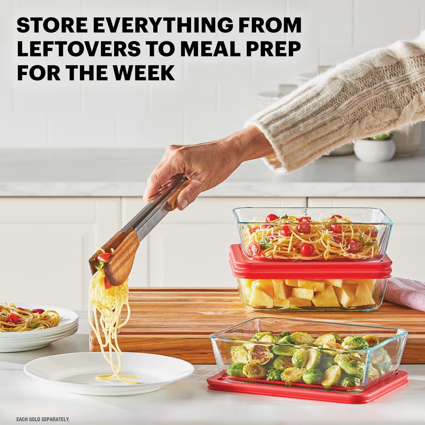 Pyrex Simply Store Glass Food Storage Container – BPA‑Free Lid